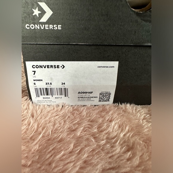 NIB Converse Chuck Taylor All Star Lift Hi Top Platforms Watermelon Slus… - Picture 6 of 11